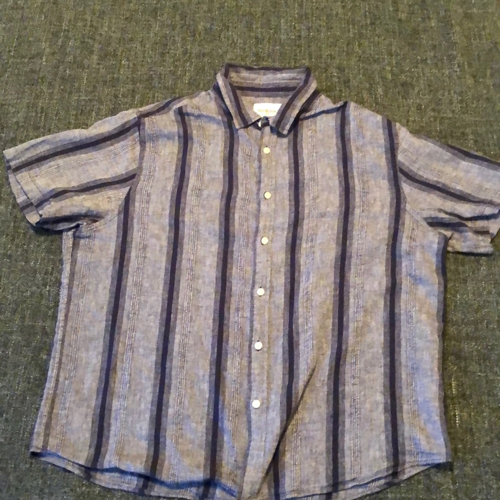 Men’s Goodfellow&Co Blue Striped Button Down